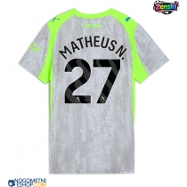 Ženski Nogometni dresi Manchester City Matheus Nunes #27 Tretji 2025-26 Kratek Rokav